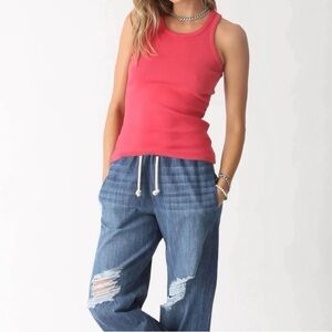 Anthropology Electric & Rose Small Orange Tank Top NWT